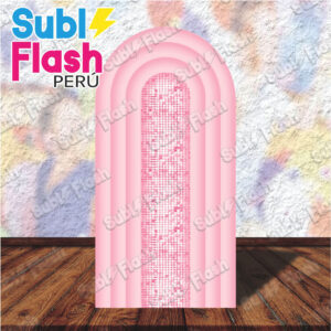 Infinito Rosado Con  Lentejuelas