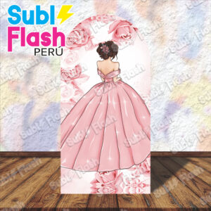 Quinceañera Rosada Escp 4